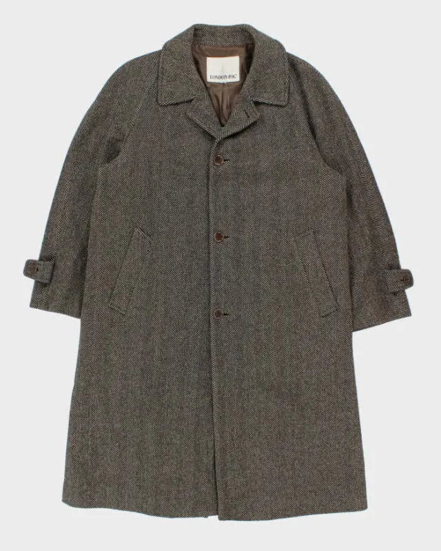 Vintage London Fog Long Wool Coat - XL sold by Rokit