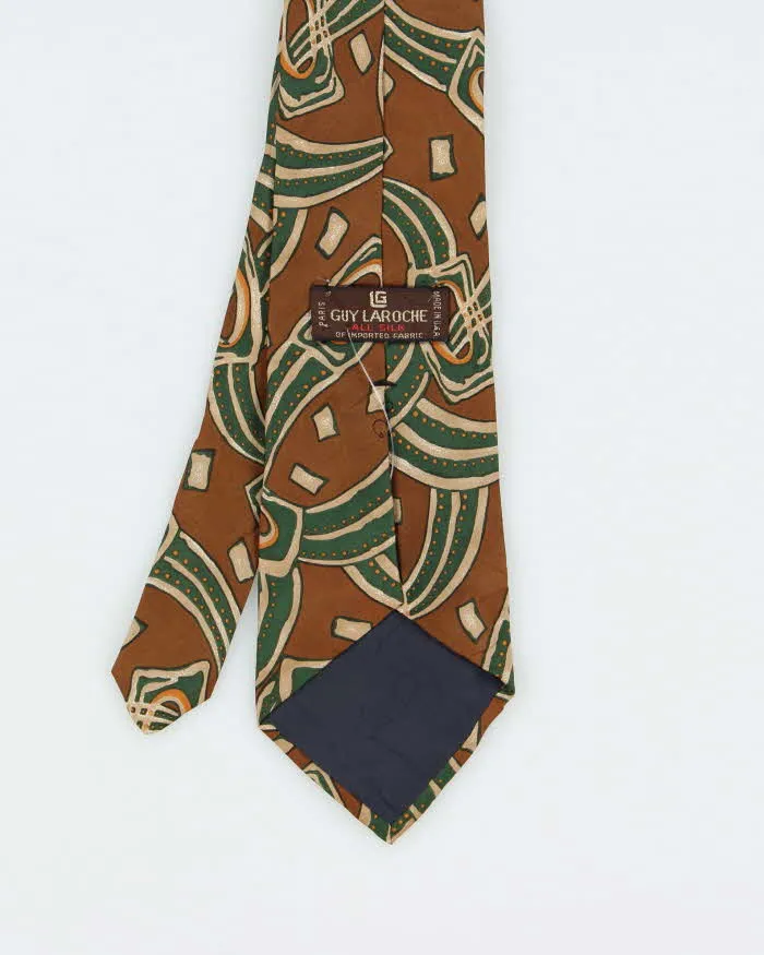 Vintage 80s Guy Laroche Silk Tie sold by Rokit product image thumbnail 3
