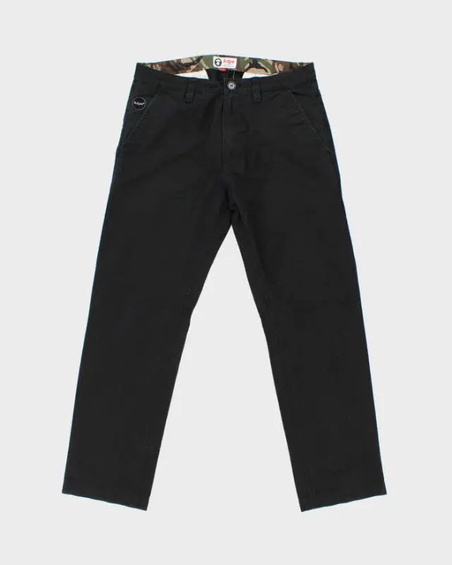 Vintage AAPE By A Bathing Ape Straight Leg Chino Trousers - W34 L30 sold by Rokit