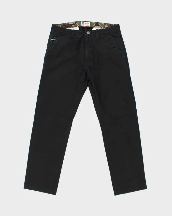 Vintage AAPE By A Bathing Ape Straight Leg Chino Trousers - W34 L30 sold by Rokit