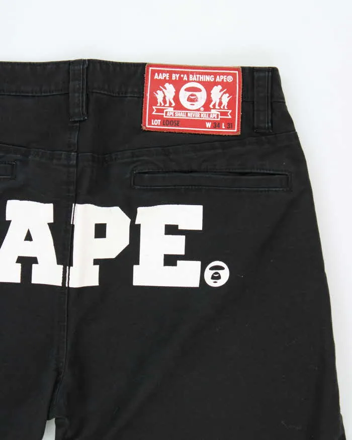 Vintage AAPE By A Bathing Ape Straight Leg Chino Trousers - W34 L30 sold by Rokit product image thumbnail 4