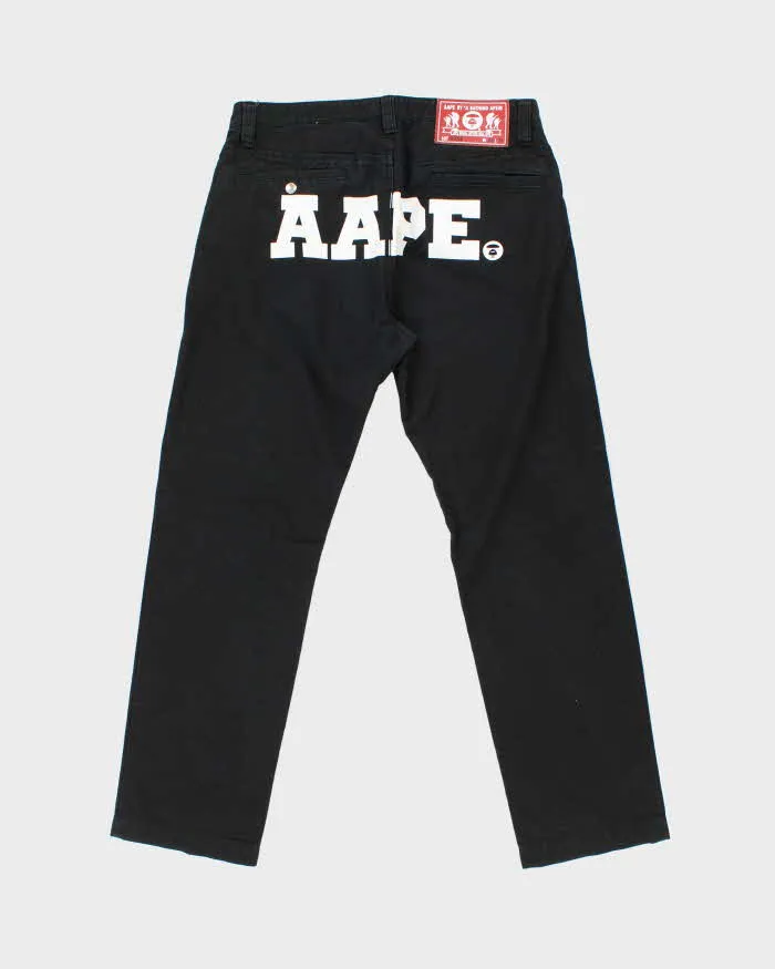Vintage AAPE By A Bathing Ape Straight Leg Chino Trousers - W34 L30 sold by Rokit product image thumbnail 2