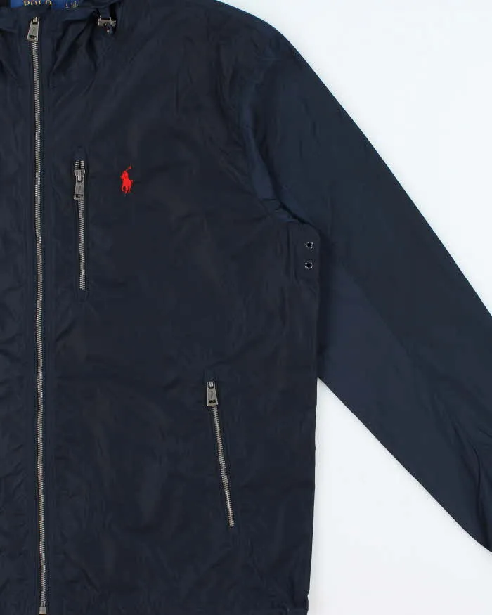 Vintage Polo Ralph Lauren Soft Shell Hooded Windbreaker Jacket - L sold by Rokit product image thumbnail 3