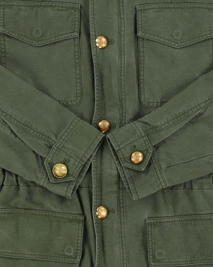 Vintage Lauren Ralph Lauren Women's Military Canvas Field Jacket - M sold by Rokit product image thumbnail 5