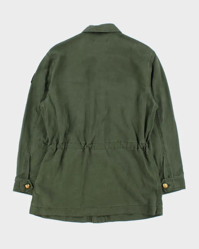 Vintage Lauren Ralph Lauren Women's Military Canvas Field Jacket - M sold by Rokit product image thumbnail 2