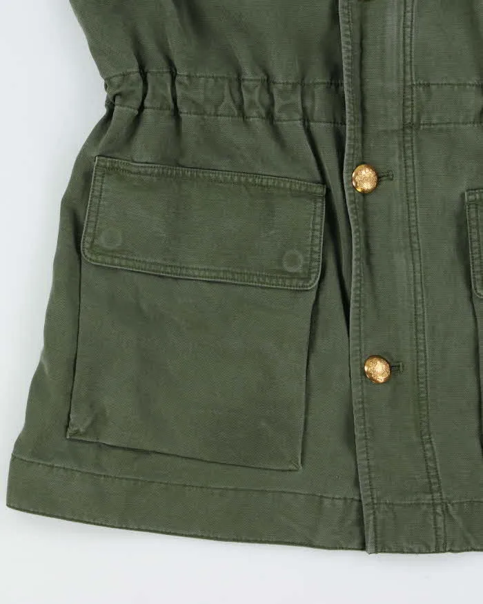 Vintage Lauren Ralph Lauren Women's Military Canvas Field Jacket - M sold by Rokit product image thumbnail 4