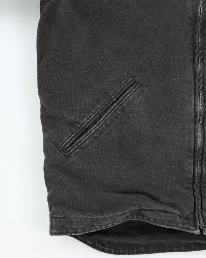 Vintage Carhart Fleece Lined Hooded Workwear Jacket - S sold by Rokit product image thumbnail 4