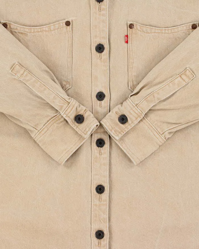 Vintage Levi's Red Tab Women's Oversized Long Sleeve Denim Over Shirt - M sold by Rokit product image thumbnail 4