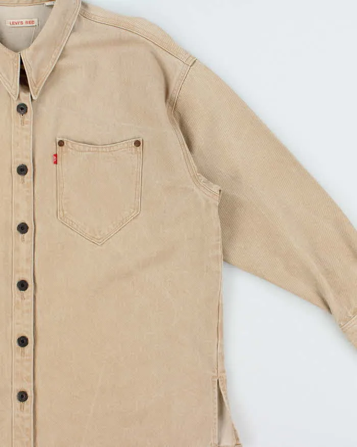 Vintage Levi's Red Tab Women's Oversized Long Sleeve Denim Over Shirt - M sold by Rokit product image thumbnail 3