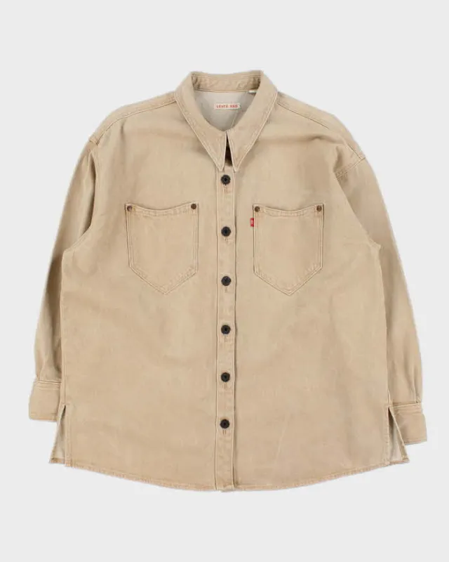 Vintage Levi's Red Tab Women's Oversized Long Sleeve Denim Over Shirt - M sold by Rokit