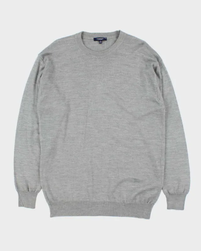 Vintage Y2K 00s Burberry Merino Wool Crewneck Knit Jumper - M sold by Rokit