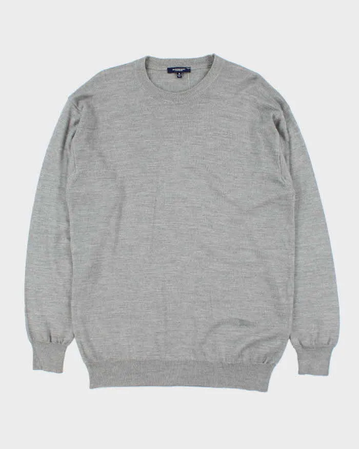 Vintage Y2K 00s Burberry Merino Wool Crewneck Knit Jumper - M sold by Rokit