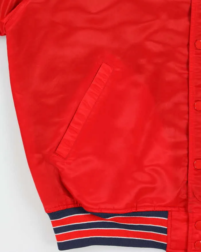 Vintage 1990s Starter St. Louis Cardinals Satin Varsity Baseball Jacket - L sold by Rokit product image thumbnail 4
