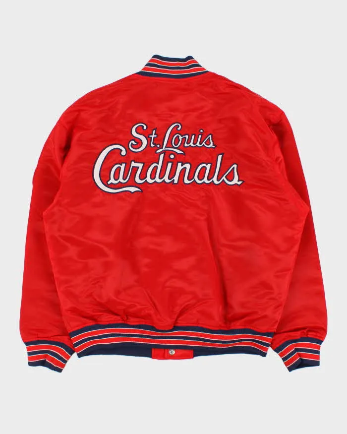 Vintage 1990s Starter St. Louis Cardinals Satin Varsity Baseball Jacket - L sold by Rokit product image thumbnail 2