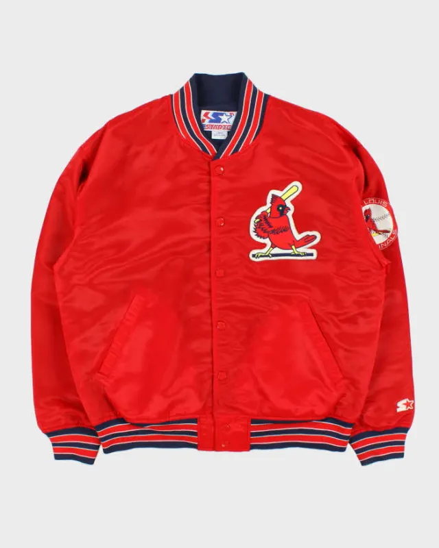 Vintage 1990s Starter St. Louis Cardinals Satin Varsity Baseball Jacket - L sold by Rokit