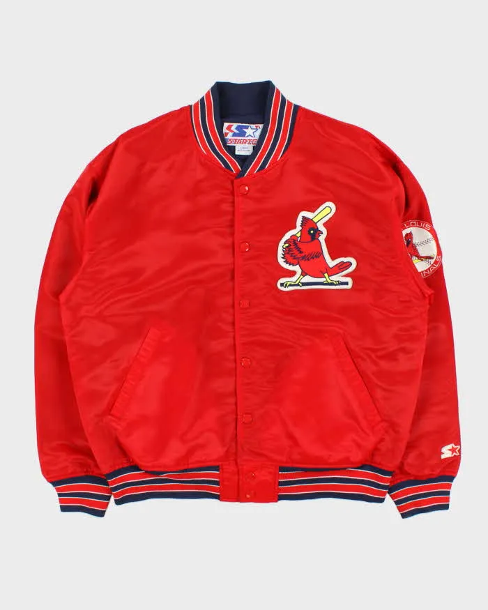 Vintage 1990s Starter St. Louis Cardinals Satin Varsity Baseball Jacket - L sold by Rokit
