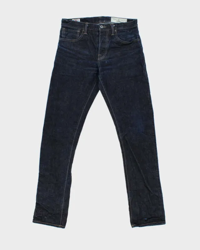 Vintage RGT Rogue Territory Silveredge Japanese Selvedge Denim Slim Straight Leg Jeans - W31 L33 sold by Rokit