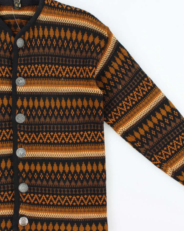 Vintage 1970s Norvyk Ren Dale Nordic Wool Ski Cardigan - M sold by Rokit product image thumbnail 3