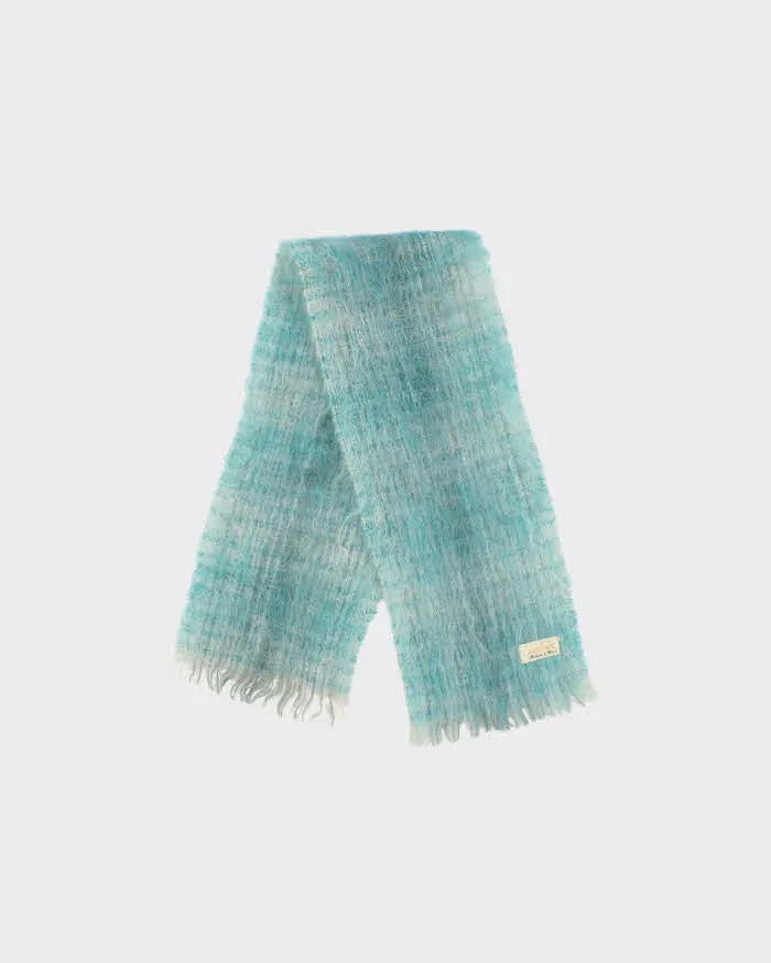 Vintage 1970s Eaton's Scottish Mohair & Wool Blend Fringed Scarf sold by Rokit product image thumbnail 2