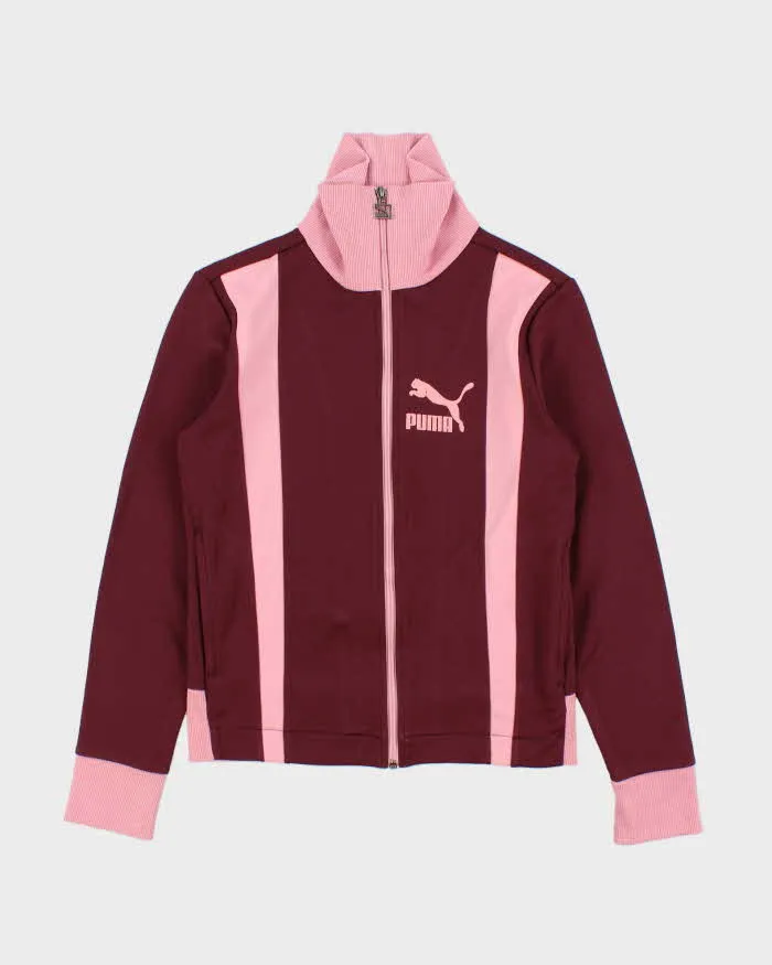 Vintage Y2K 00s Puma Women's Two Tone Funnel-Neck Track Jacket - M sold by Rokit