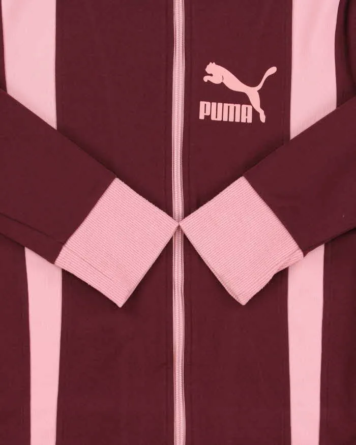 Vintage Y2K 00s Puma Women's Two Tone Funnel-Neck Track Jacket - M sold by Rokit product image thumbnail 5