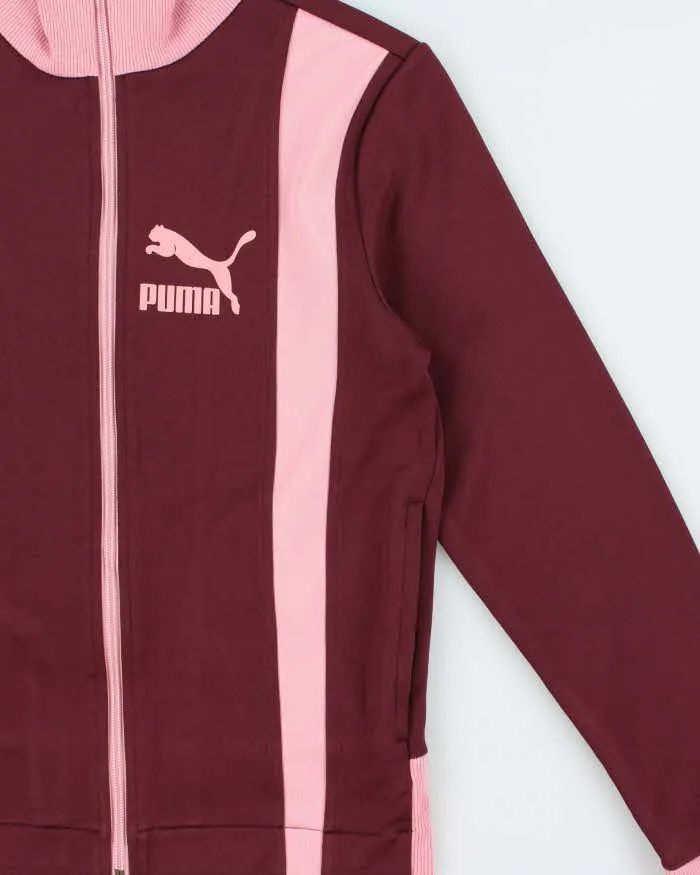 Vintage Y2K 00s Puma Women's Two Tone Funnel-Neck Track Jacket - M sold by Rokit product image thumbnail 3