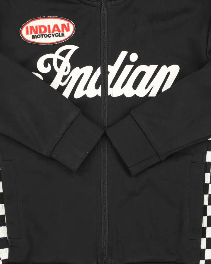 Vintage Y2K 00s Indian Motorcycle Checkered Track Jacket - L sold by Rokit product image thumbnail 5