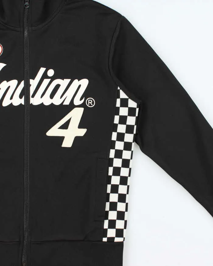 Vintage Y2K 00s Indian Motorcycle Checkered Track Jacket - L sold by Rokit product image thumbnail 3