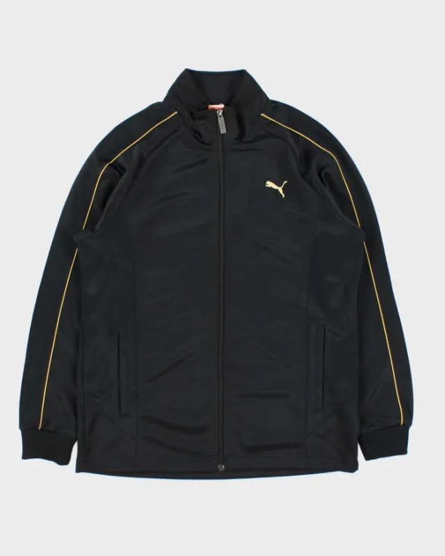 Vintage Y2K 00s Puma Black Classic Track Jacket - M made by Puma