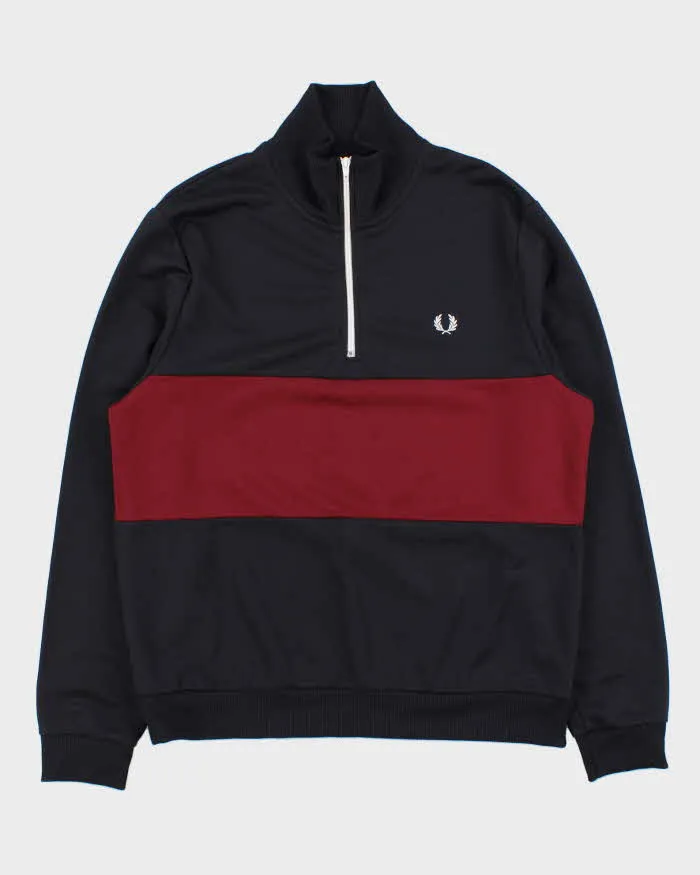 Vintage Fred Perry Quarter-Zip Pullover Track Jacket - XL sold by Rokit