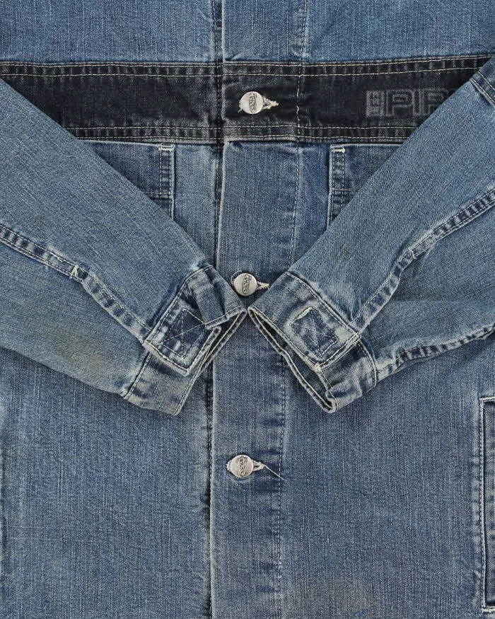 Vintage 1990s Lee Pipes Women's Skatewear Denim Jacket - M sold by Rokit product image thumbnail 5