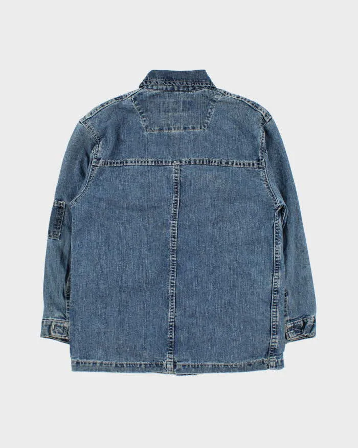 Vintage 1990s Lee Pipes Women's Skatewear Denim Jacket - M sold by Rokit product image thumbnail 2