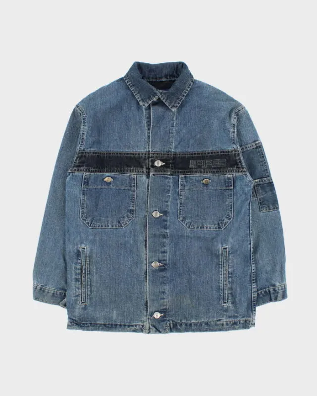 Vintage 1990s Lee Pipes Women's Skatewear Denim Jacket - M sold by Rokit