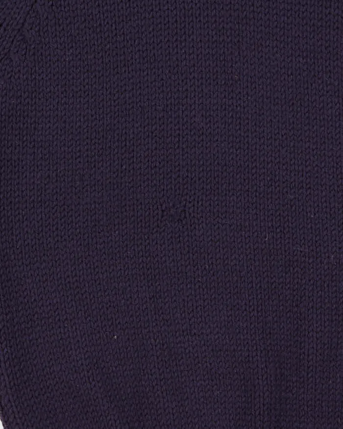 Vintage AW2001 Prada Sport Women's Chunky Wool Ribbed Roll Neck Knit Jumper - M sold by Rokit product image thumbnail 5