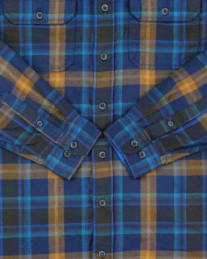 Vintage Eddie Bauer Plaid Classic Fit Long Sleeve Flannel Shirt - L sold by Rokit product image thumbnail 4