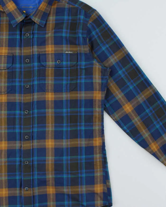 Vintage Eddie Bauer Plaid Classic Fit Long Sleeve Flannel Shirt - L sold by Rokit product image thumbnail 3