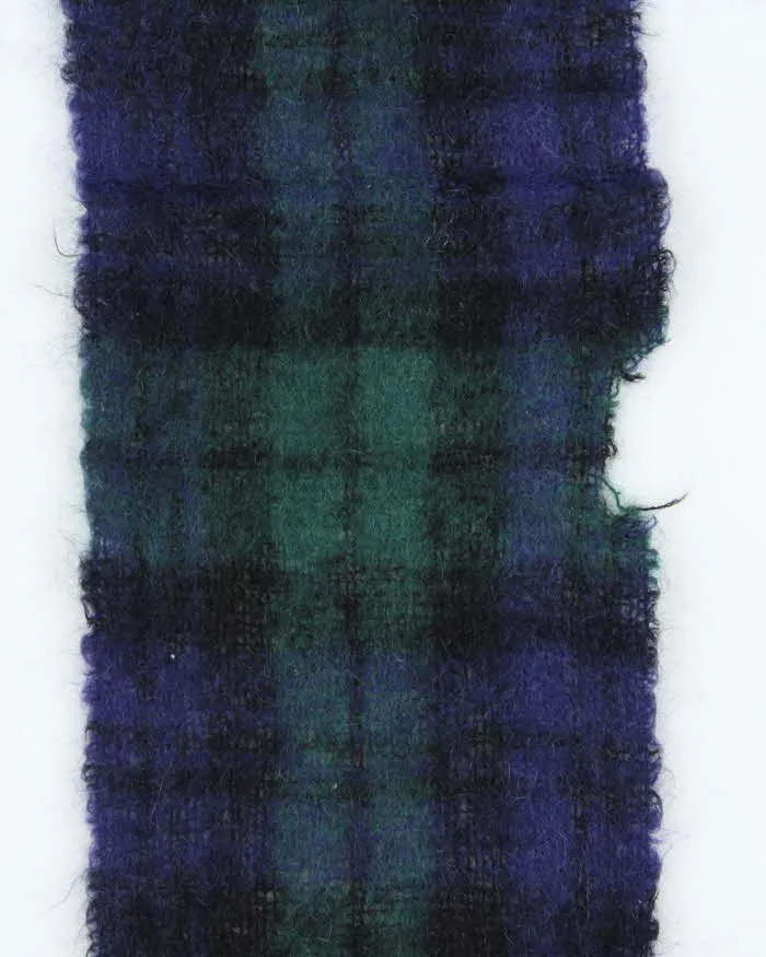Vintage All Mohair Pile Check Scarf sold by Rokit product image thumbnail 3