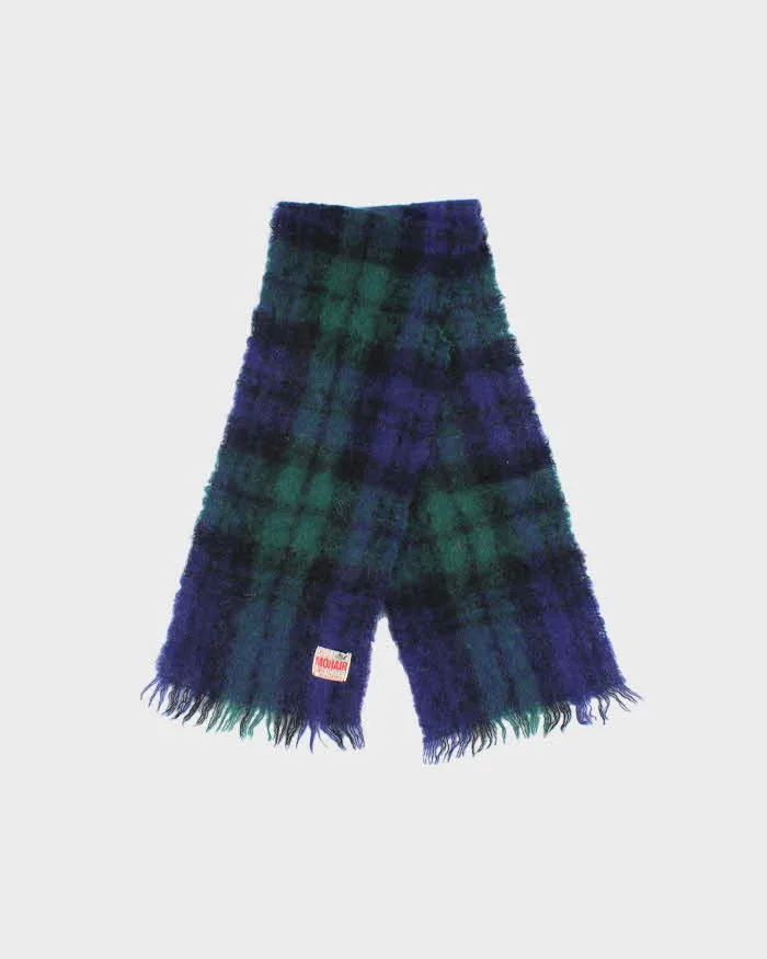 Vintage All Mohair Pile Check Scarf sold by Rokit product image thumbnail 2