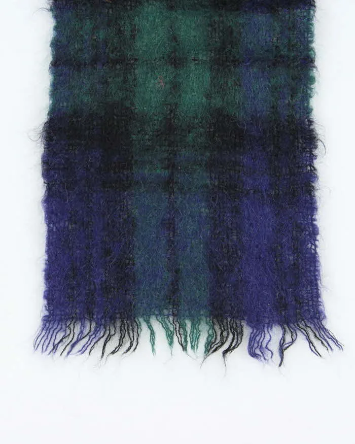 Vintage All Mohair Pile Check Scarf sold by Rokit product image thumbnail 4