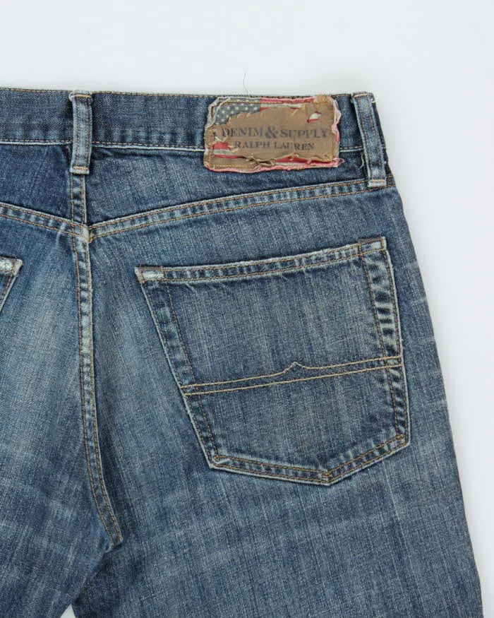 Vintage Ralph Lauren Denim & Supply Slouch Straight Leg Jeans - W34 L33 sold by Rokit product image thumbnail 4