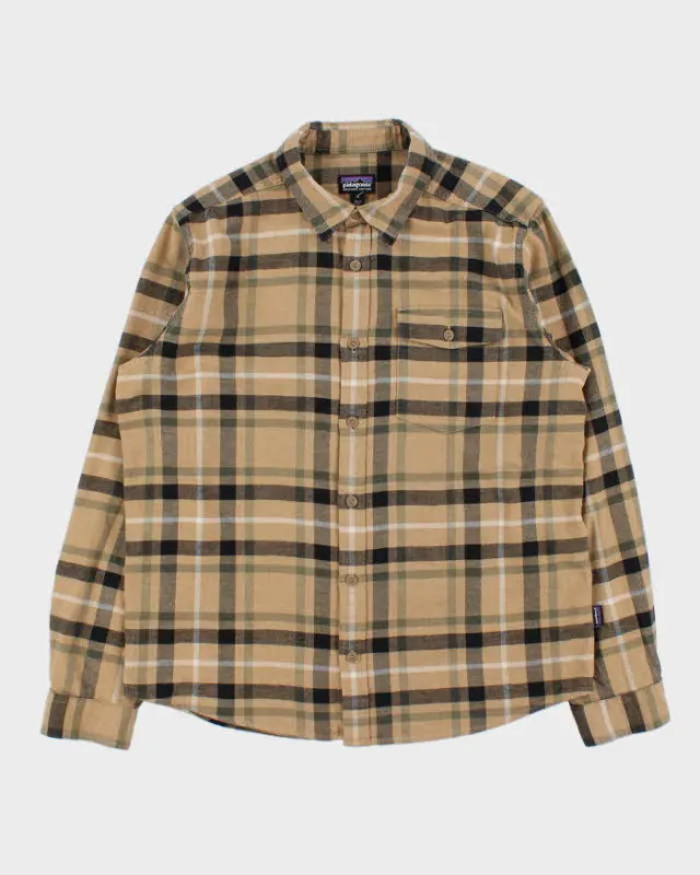 Vintage Patagonia Plaid Organic Long Sleeve Flannel Shirt - M sold by Rokit