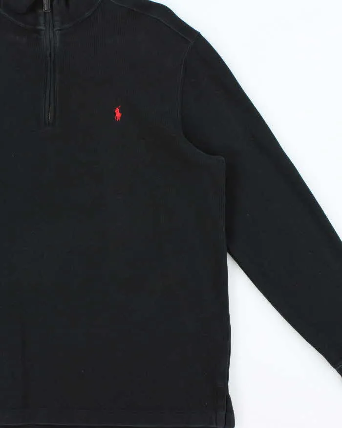 Vintage Y2K 00s Polo Ralph Lauren Classic Quarter-Zip Sweatshirt - L sold by Rokit product image thumbnail 3
