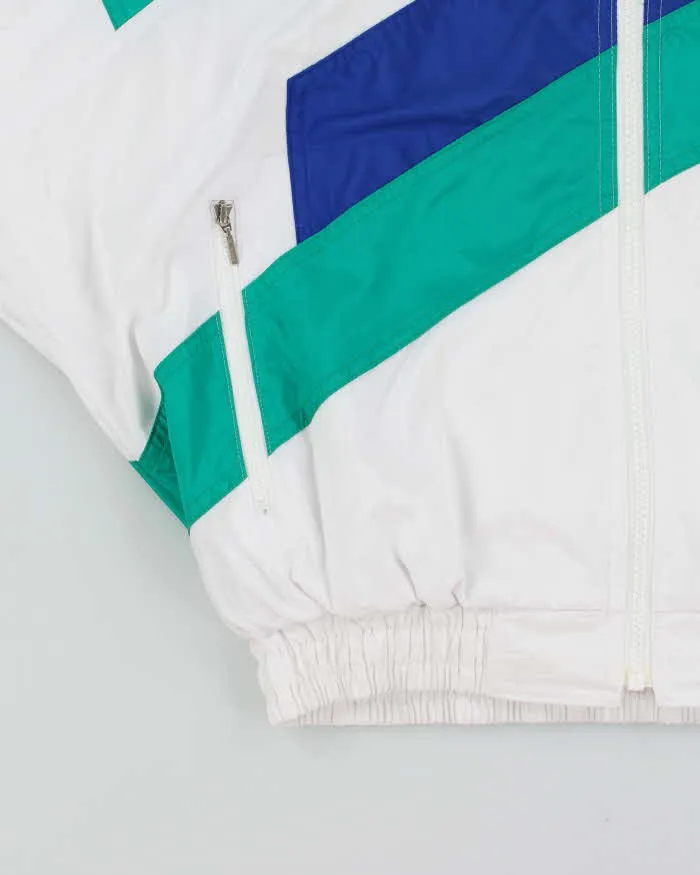 Vintage 1990s Ellesse Japan Spell Out Tri-Colour Shell Bomber Jacket - L sold by Rokit product image thumbnail 4