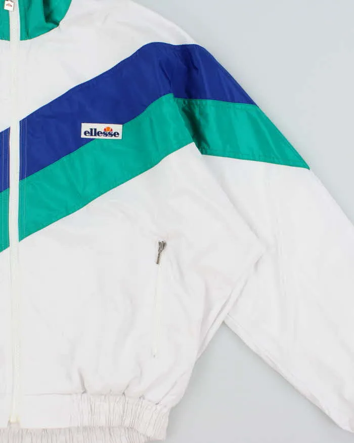 Vintage 1990s Ellesse Japan Spell Out Tri-Colour Shell Bomber Jacket - L sold by Rokit product image thumbnail 3