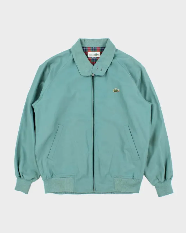 Vintage 1990s Chemise Lacoste Tartan Lined Harrington Jacket - XS made by Lacoste