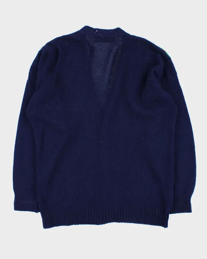 Vintage 1970s Quill's Ireland Hand Crafted Wool Argyle Cardigan - XL sold by Rokit product image thumbnail 2