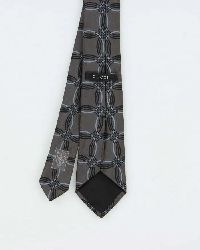 Vintage Gucci Silk Skinny Tie sold by Rokit product image thumbnail 3