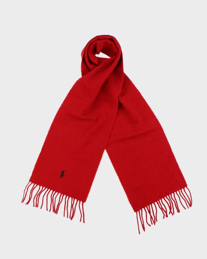 Vintage Ralph Lauren Wool Scarf sold by Rokit