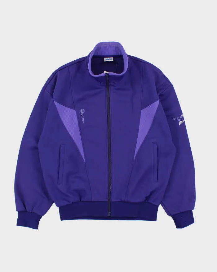 Vintage 1980s Asics Embroidered Track Jacket - M sold by Rokit