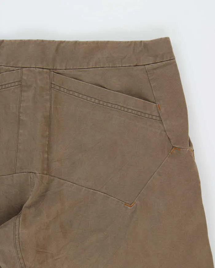 Vintage Arc'teryx Nia Khaki Multi Pocket Cotton Blend Wide Leg Technical Trousers - W36 L34 sold by Rokit product image thumbnail 4